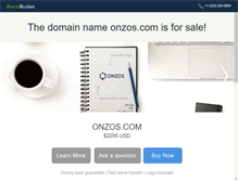 Tablet Screenshot of onzos.com